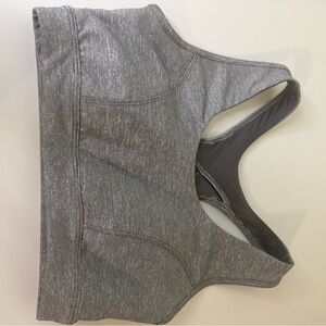 Gray Sports Bra